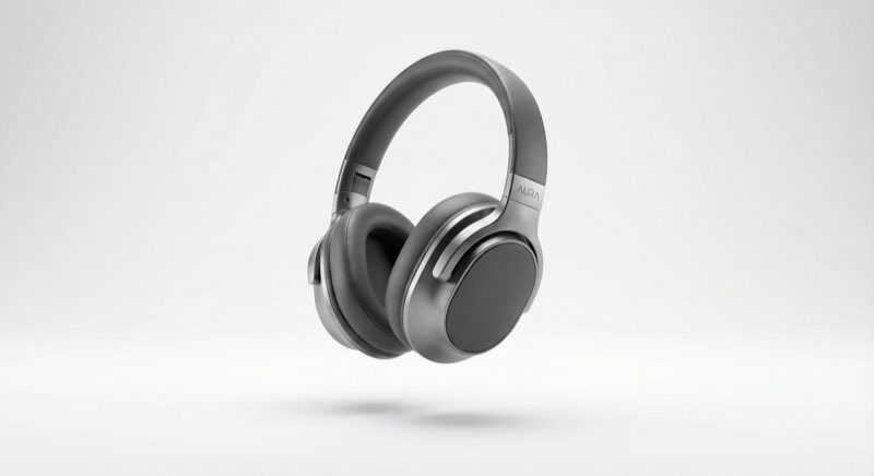 AI generated product design render with professional studio lighting